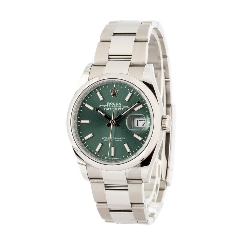 Rolex Datejust 126200 Green Dial