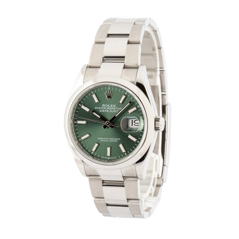 Rolex Datejust 126200 Green Dial