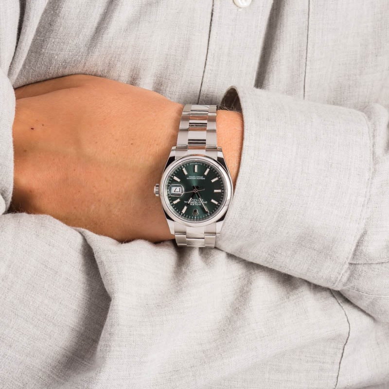 Rolex Datejust 126200 Green Dial