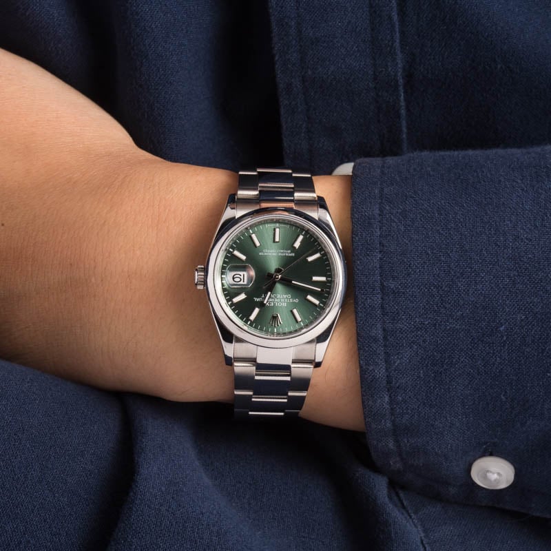 Rolex Datejust 126200 Green Dial