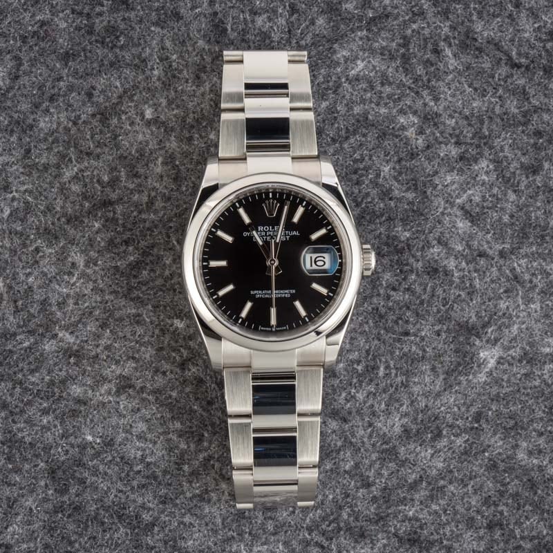 Pre-Owned Rolex Datejust 126200 Black