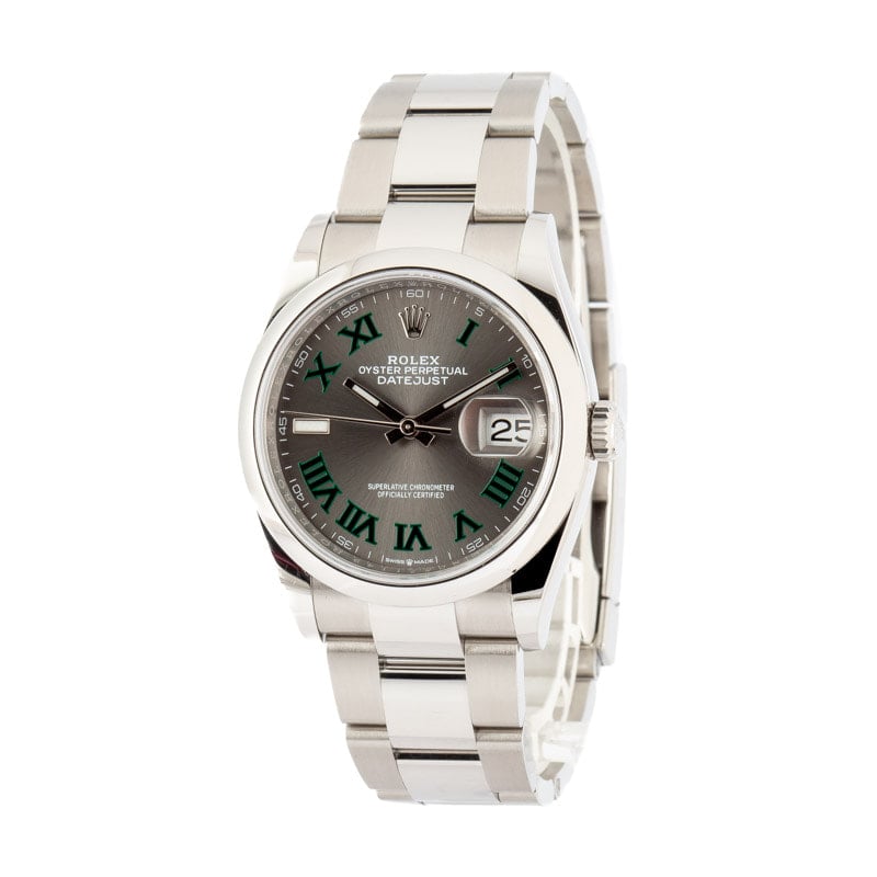 Rolex Datejust 126200 Wimbledon Dial