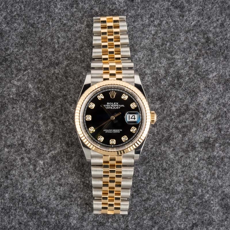 Rolex Datejust 126233 Black Diamond Dial