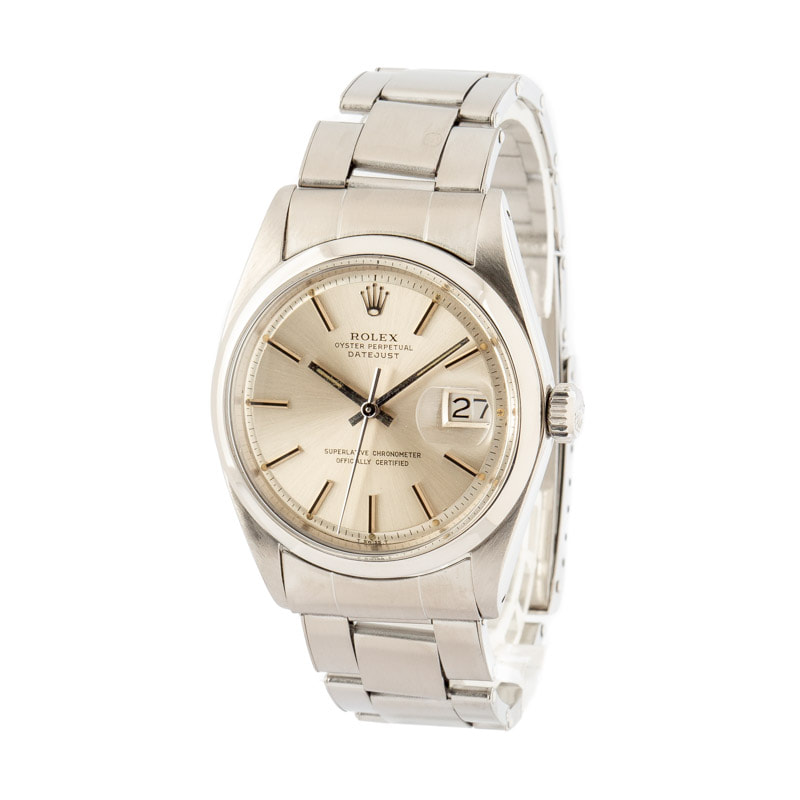 Rolex Datejust 1600 Silver Dial