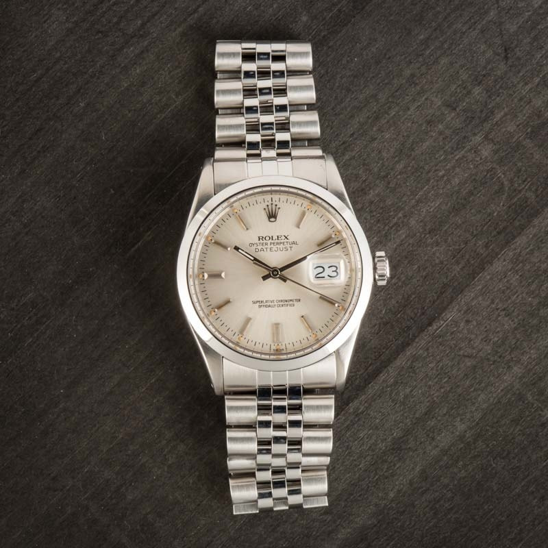 Pre Owned Rolex Datejust Stainless Steel 16000