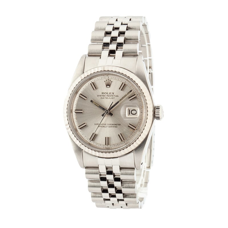 Rolex Datejust Ref 1601 Silver Dial