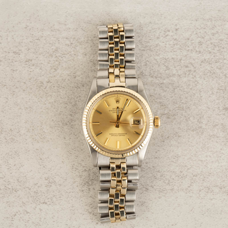 Datejust Rolex 1601 Two-Tone