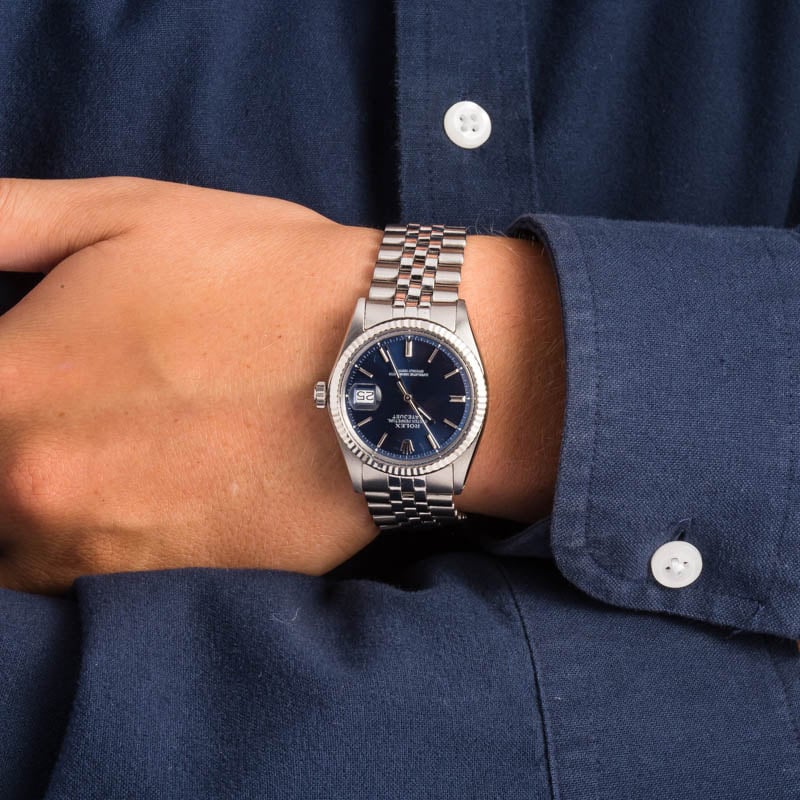 Rolex Datejust 1601 Blue Dial