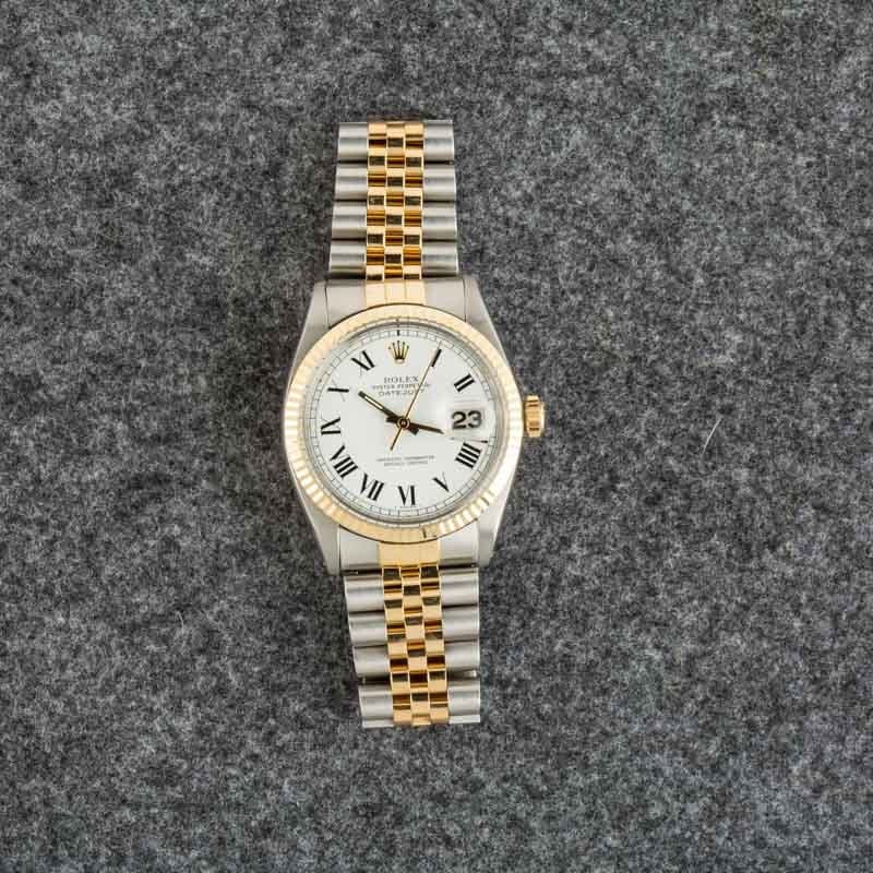 Rolex Datejust 1601 Buckley Dial Two Tone