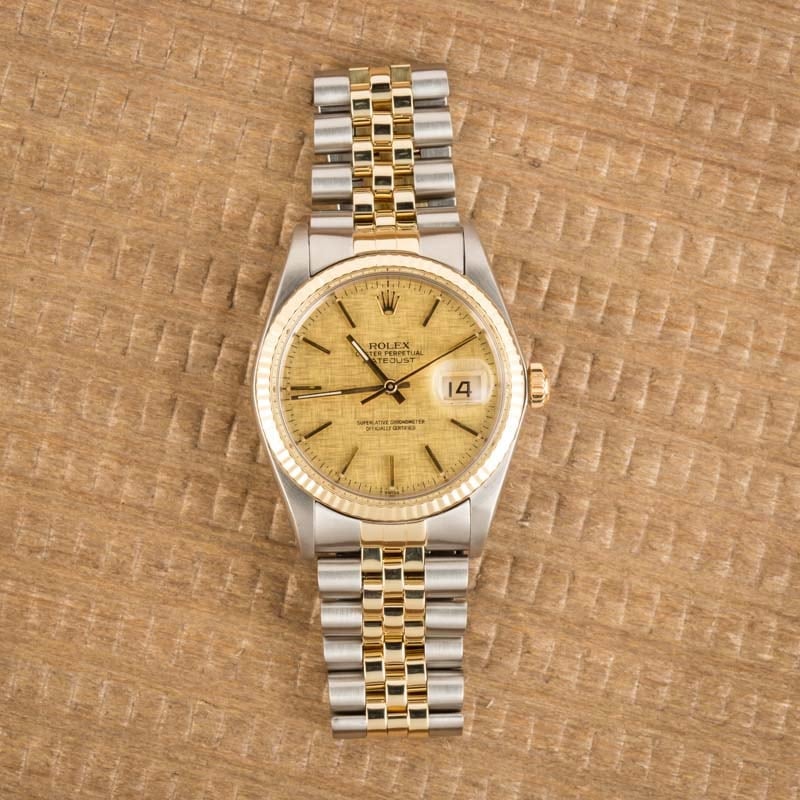 Rolex Datejust 16013 Linen Dial