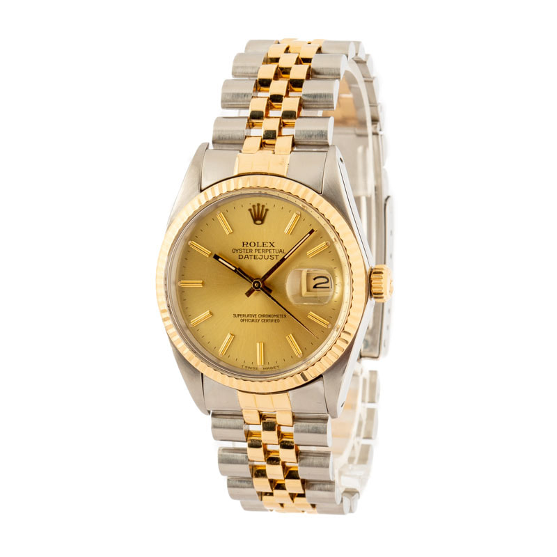 Datejust Rolex 16013 Champagne Dial