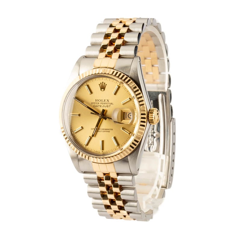 Rolex Two-Tone Datejust 16013 Jubilee Bracelet