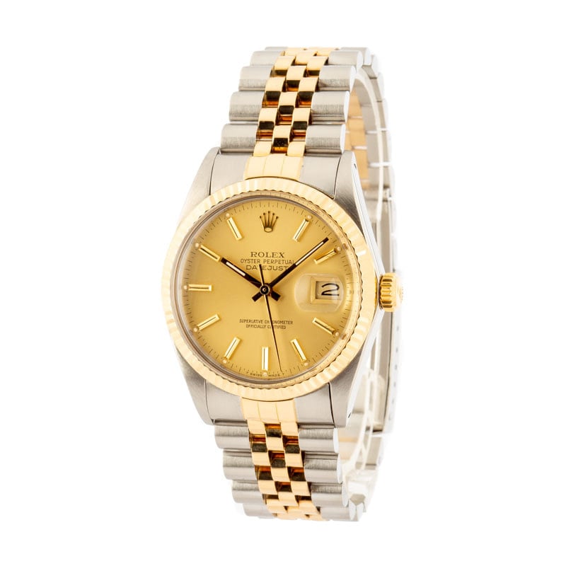 Datejust Rolex 16013 Champagne Dial