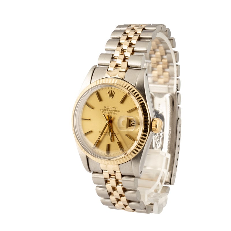 Used Rolex Datejust 16013 Steel & Yellow Gold