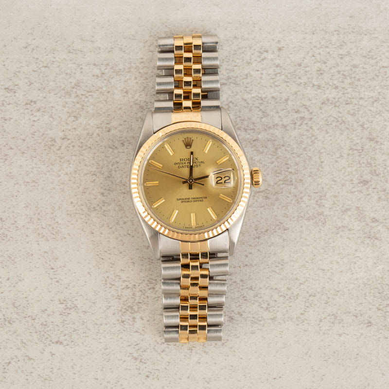 Datejust Rolex 16013 Champagne Dial