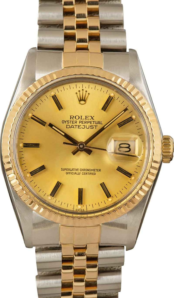 Buy Used Rolex Datejust 16013 Bob s Watches Sku 162067