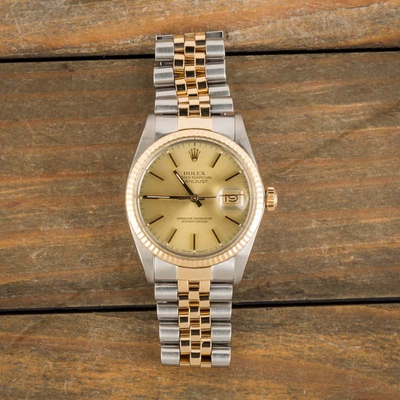 Rolex Datejust 16013 Steel & 18k Gold