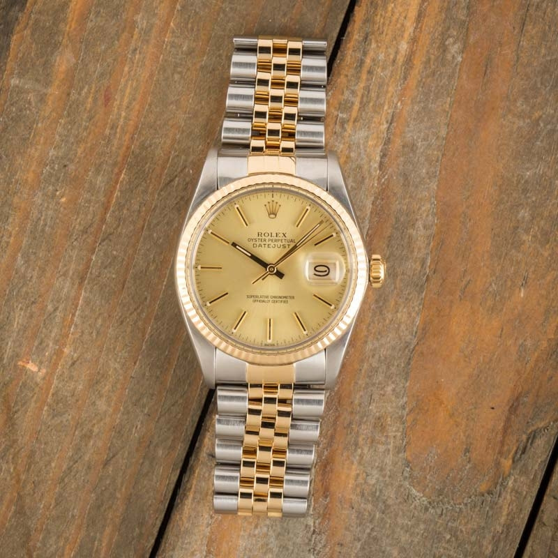 Buy Used Rolex Datejust 16013 Bob s Watches Sku 160184