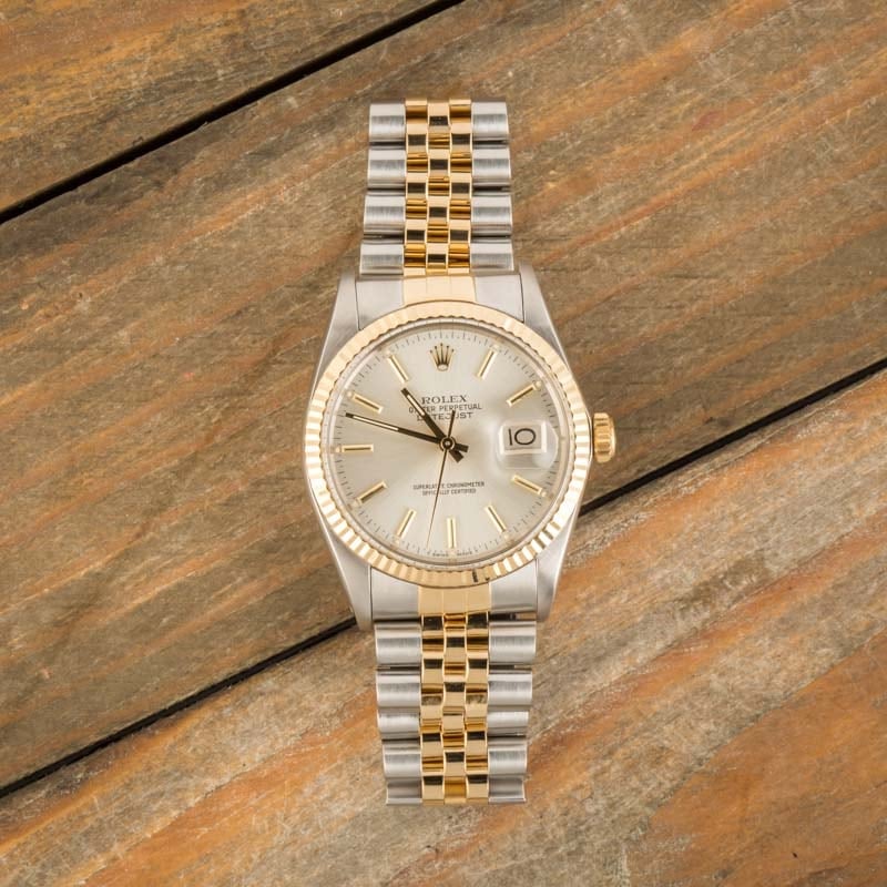 Datejust Rolex 16013 Stainless and Gold