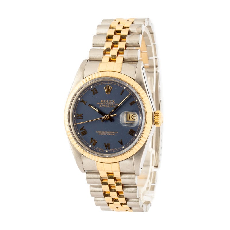 Rolex Datejust 16013 Blue Roman