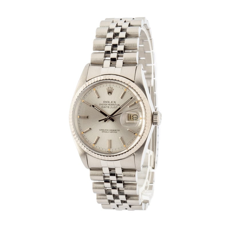 Rolex Datejust 16014 Silver Dial