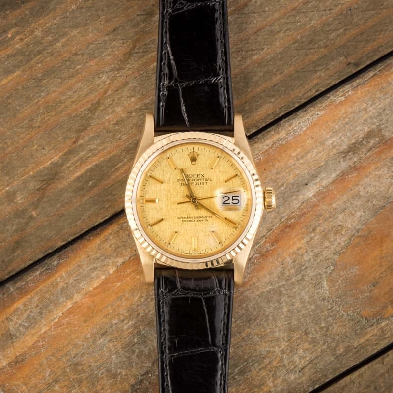 Rolex Datejust 16018 Champagne Dial