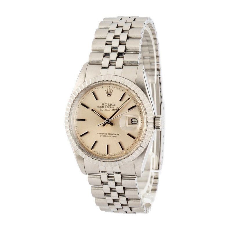 Rolex Datejust 1603 Silver Index