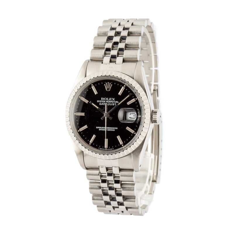 Rolex Datejust 16030 Black Dial