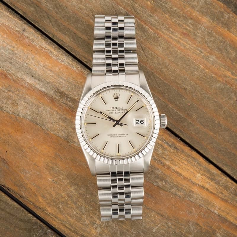 Pre-Owned Rolex Datejust 16030 Silver Dial