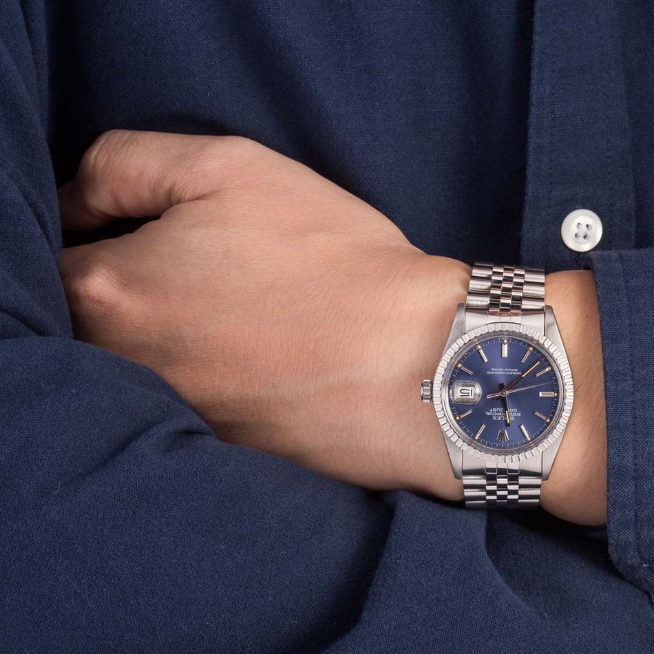 Used Rolex Datejust 16030 Blue Dial