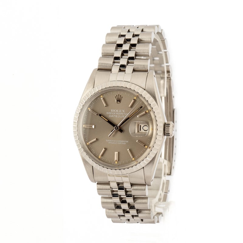 Rolex Datejust 16030 Slate Dial