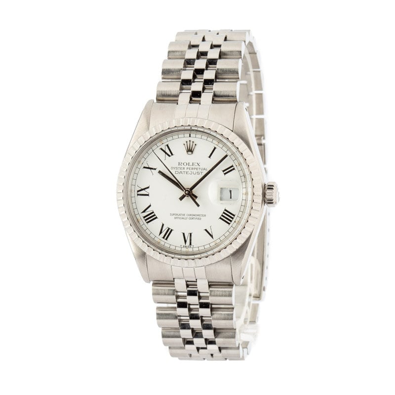 Rolex Datejust 16030 White Buckley