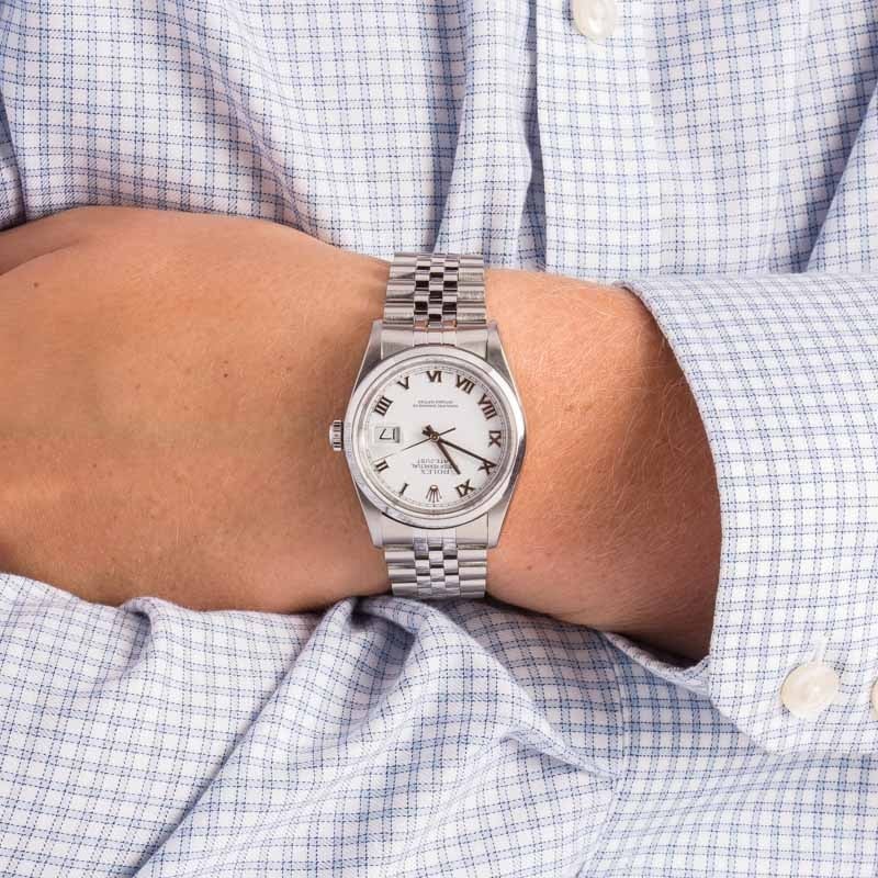 Rolex Datejust 16200 White Roman Numeral