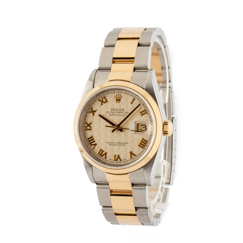 Rolex Datejust 16203 Ivory Roman Dial