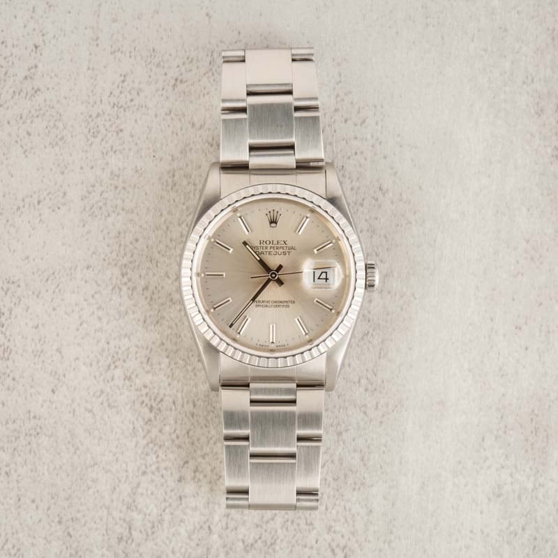 Rolex Steel Men's Datejust 16220