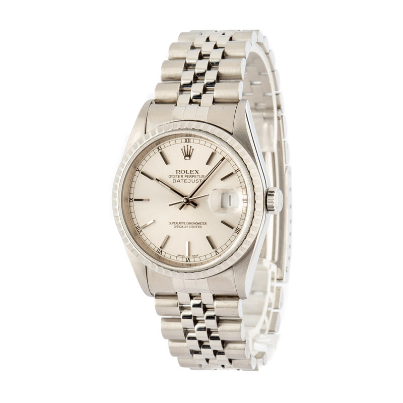 Rolex Datejust 16220 Silver Dial