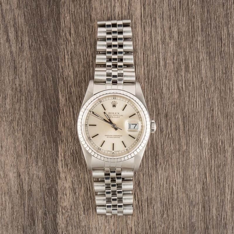 Pre-Owned Rolex Datejust 16220 Jubilee