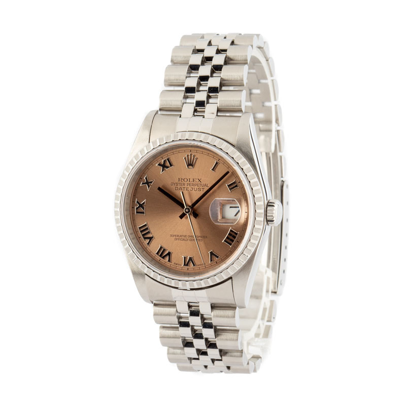 Rolex Datejust 16220 Salmon Dial