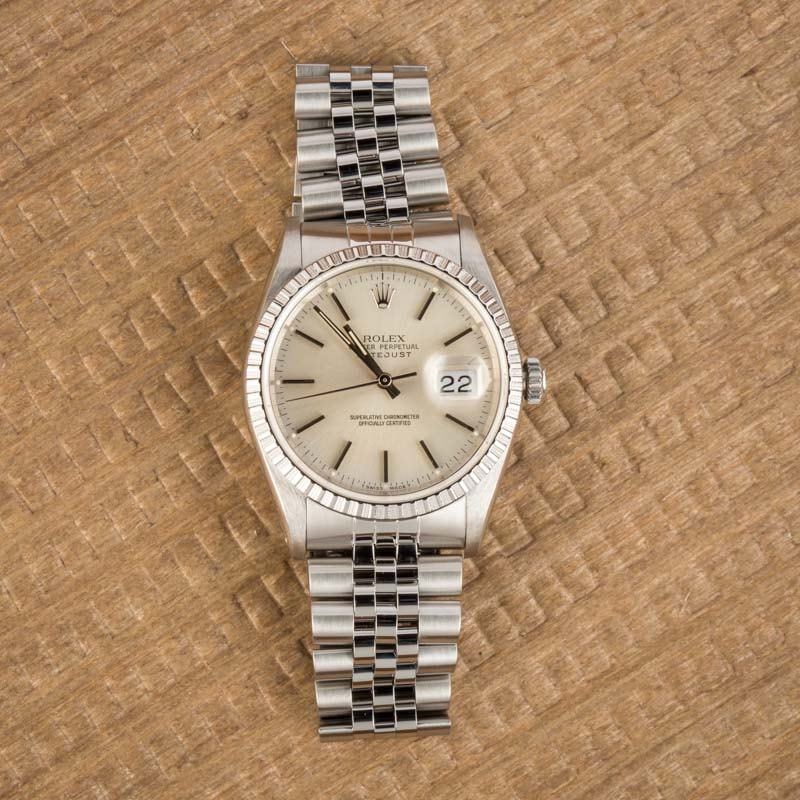 DateJust Rolex 16220 Silver Dial