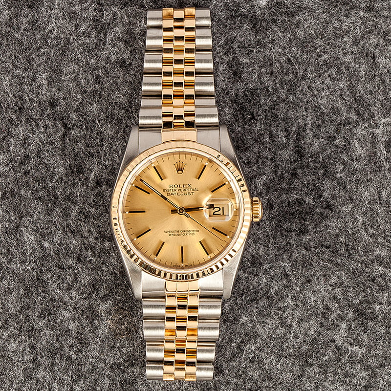 Buy Used Rolex Datejust 16233 Bob s Watches Sku 145335 x