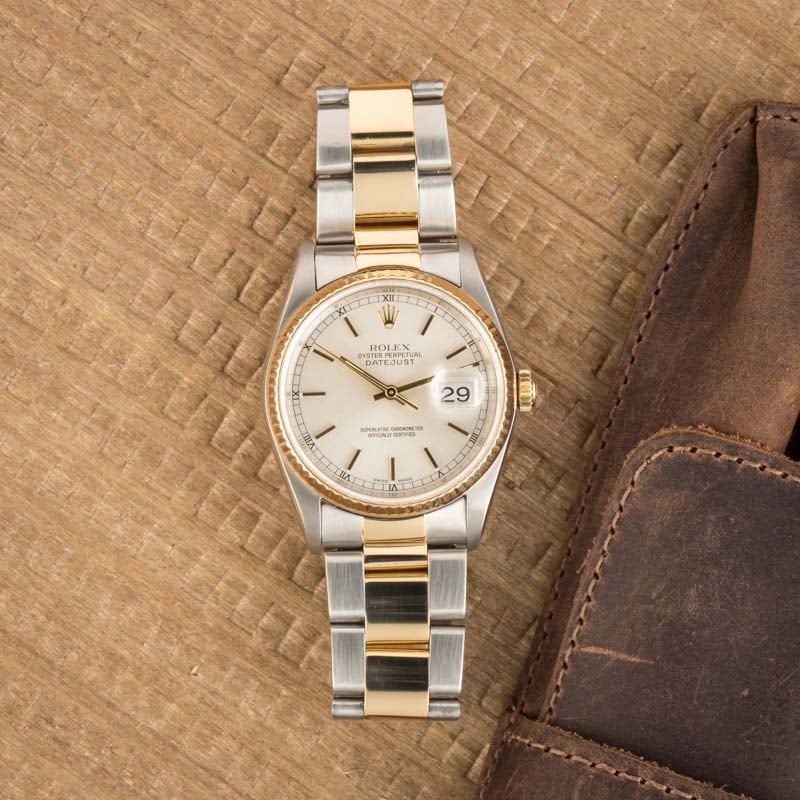 Rolex Datejust 16233 Steel & Gold