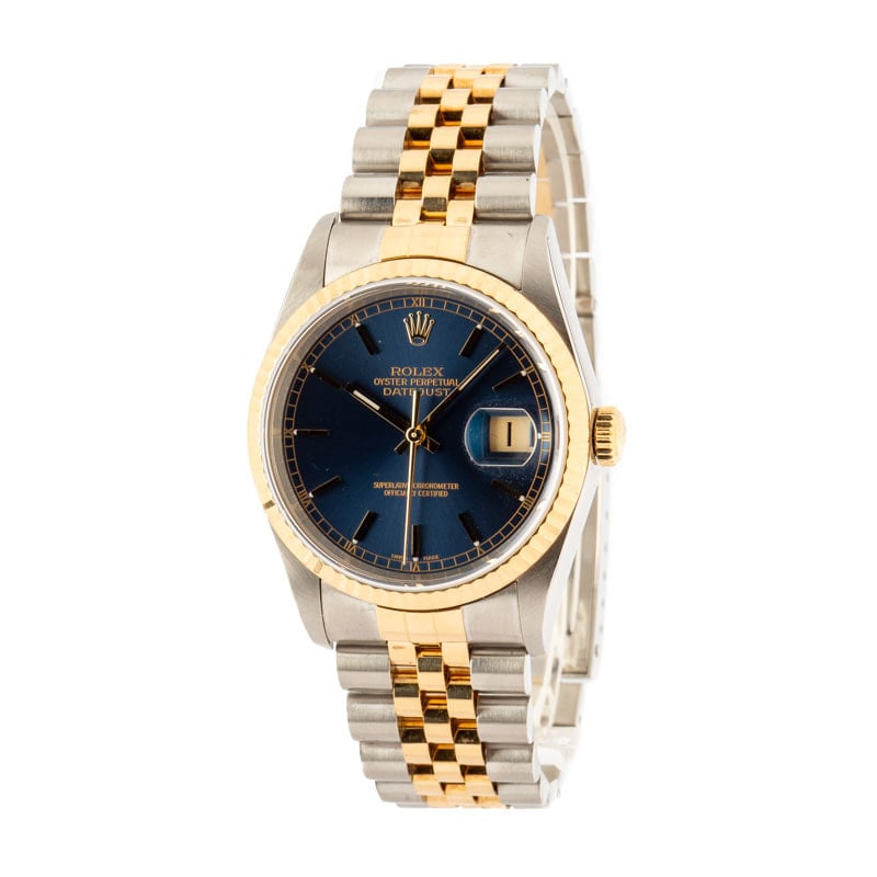 Rolex Datejust 16233 Blue Dial