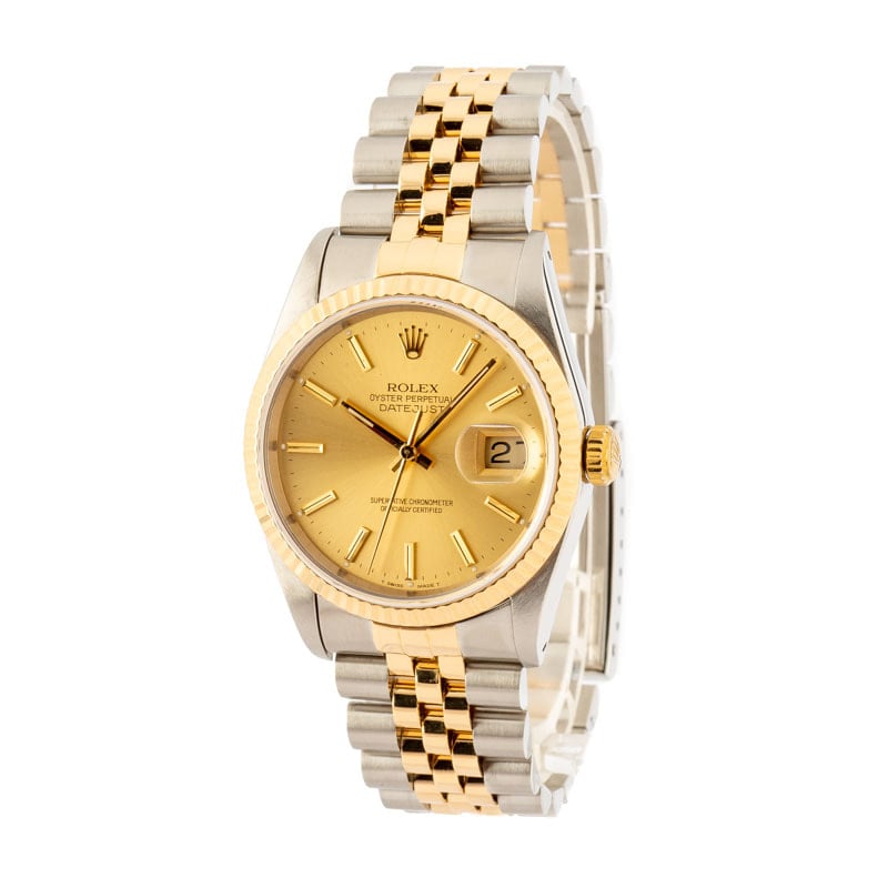 Rolex Datejust 16233 Two Tone Jubilee