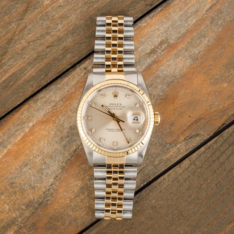 Rolex Datejust 16233 Diamond Markers