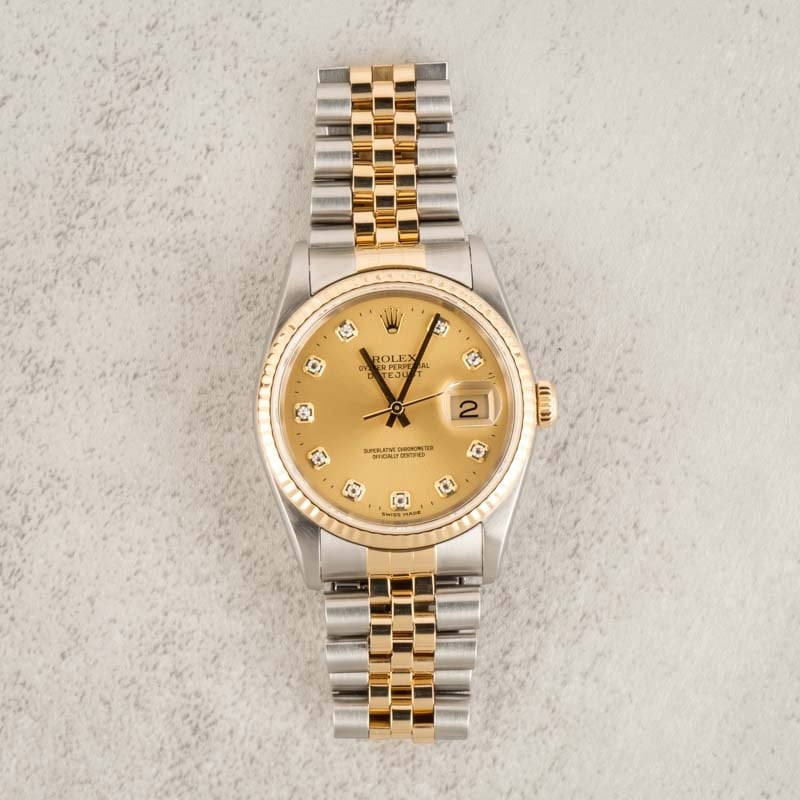 Rolex Datejust 16233 Diamond Dial