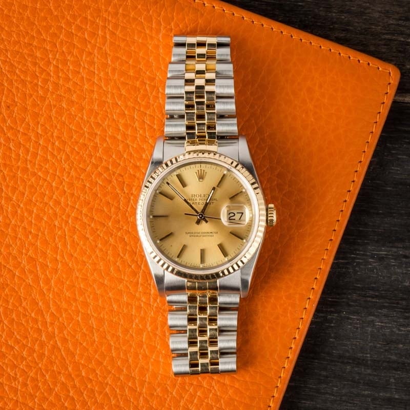 Men's Rolex 16233 Datejust Jubilee Two-Tone