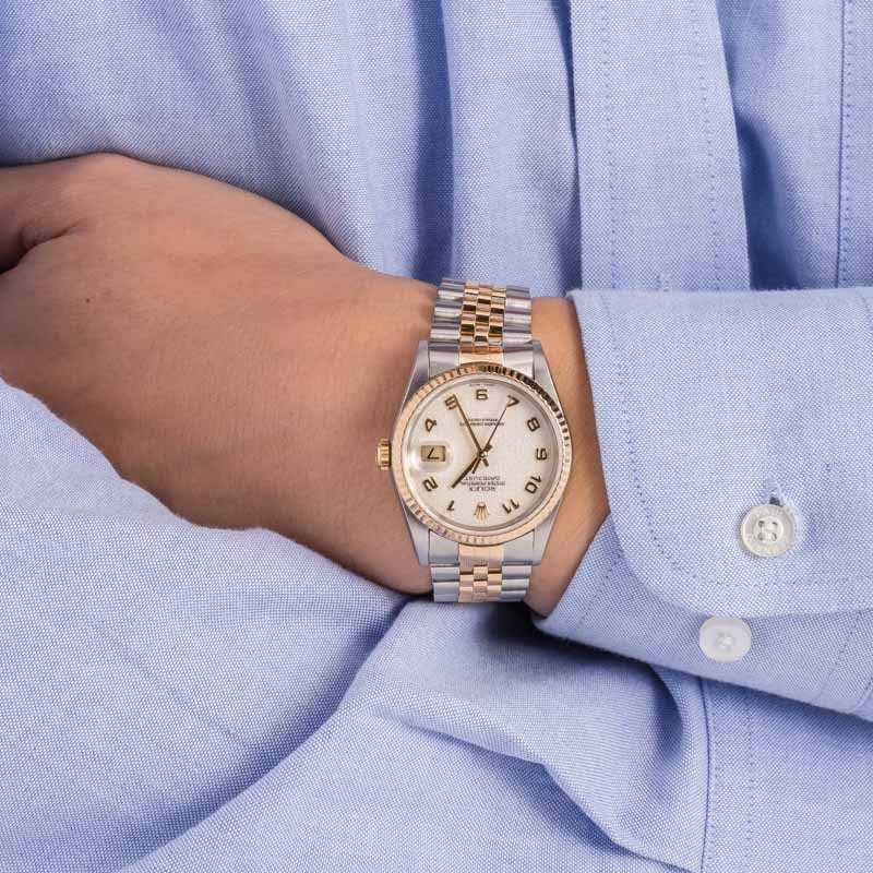 Rolex Datejust 16233 Ivory Jubilee Dial