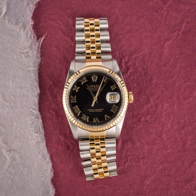 Rolex Datejust 16233 Black Dial