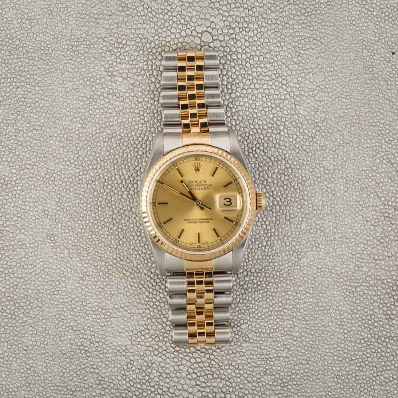 Rolex Datejust 16233 Stainless Steel & Gold