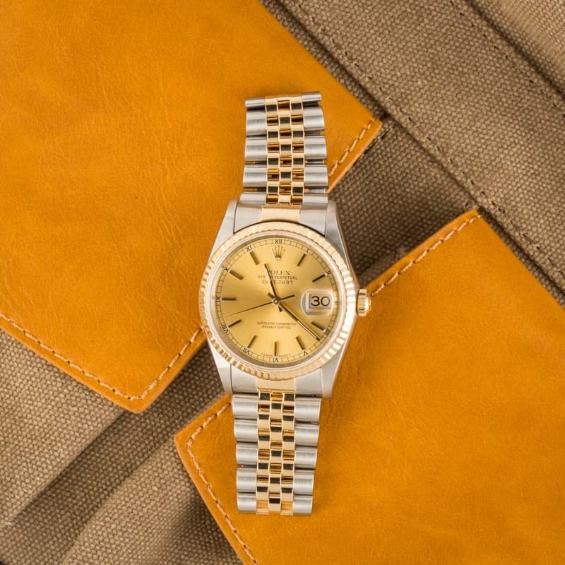 Rolex Datejust 16233 Steel & Yellow Gold